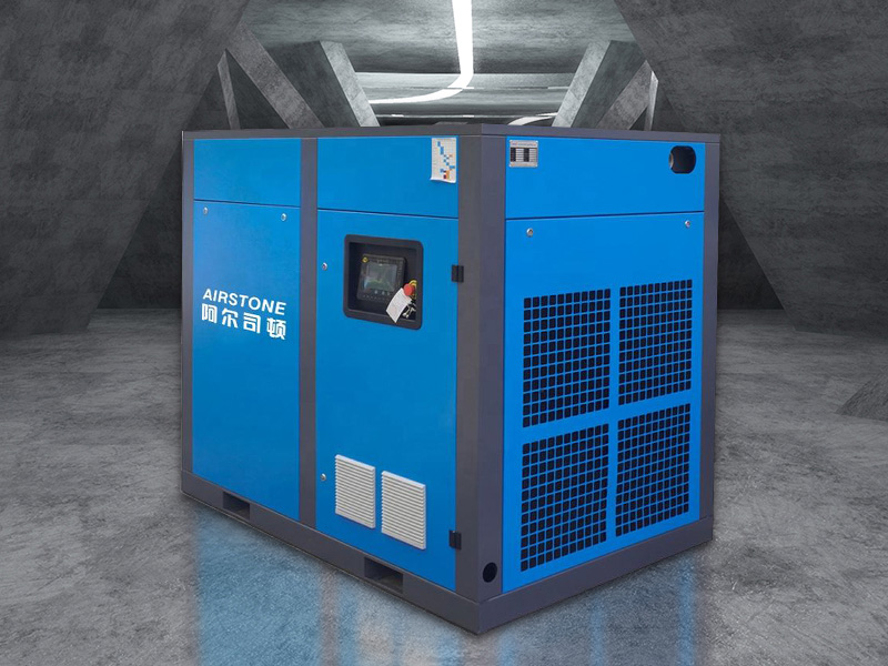 Why does the air compressor need staged compression?