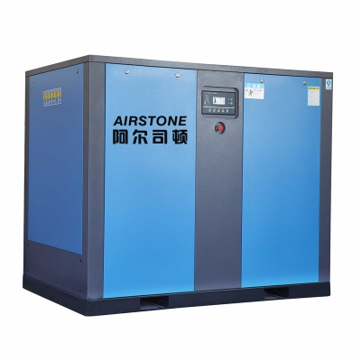 Low pressure single stage screw air compressor